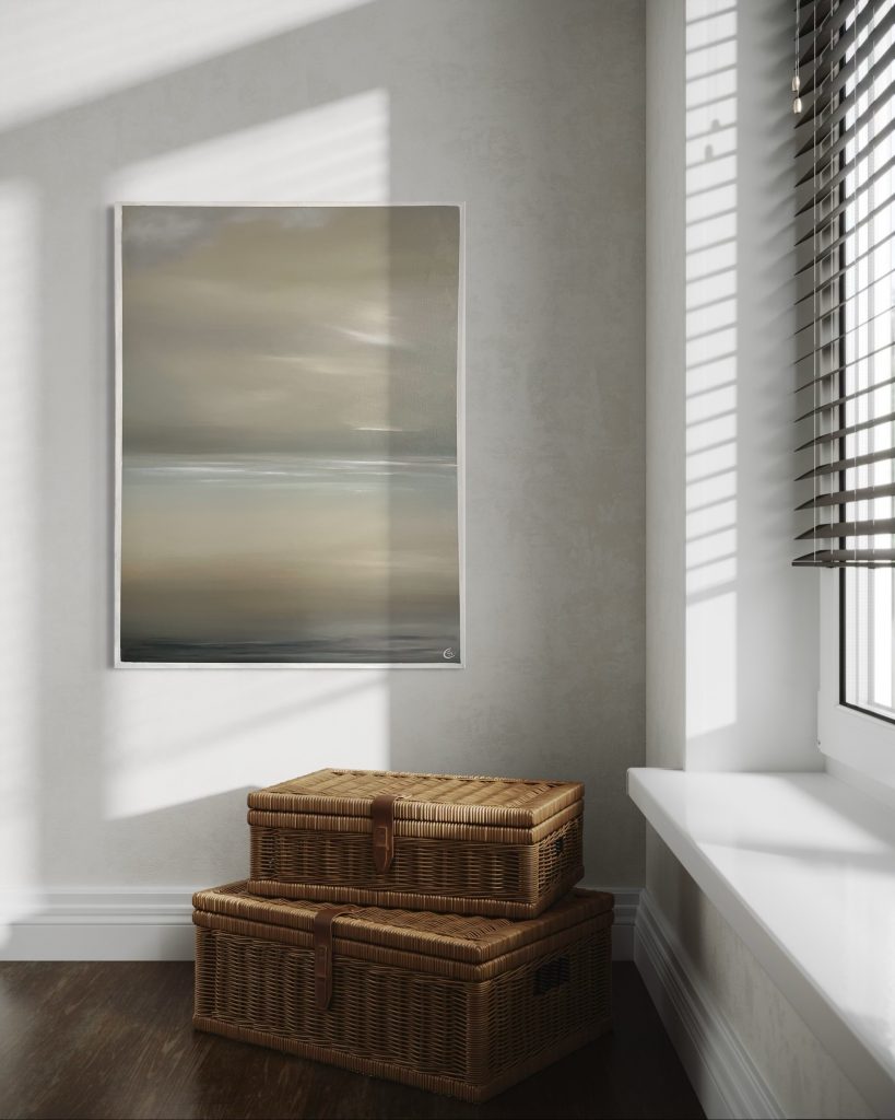 Nordseeküste Ölgemälde Raumbeispiel