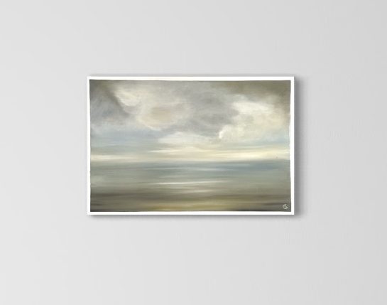 Ölgemälde STURMRAUM aus der Serie WEITE NORD