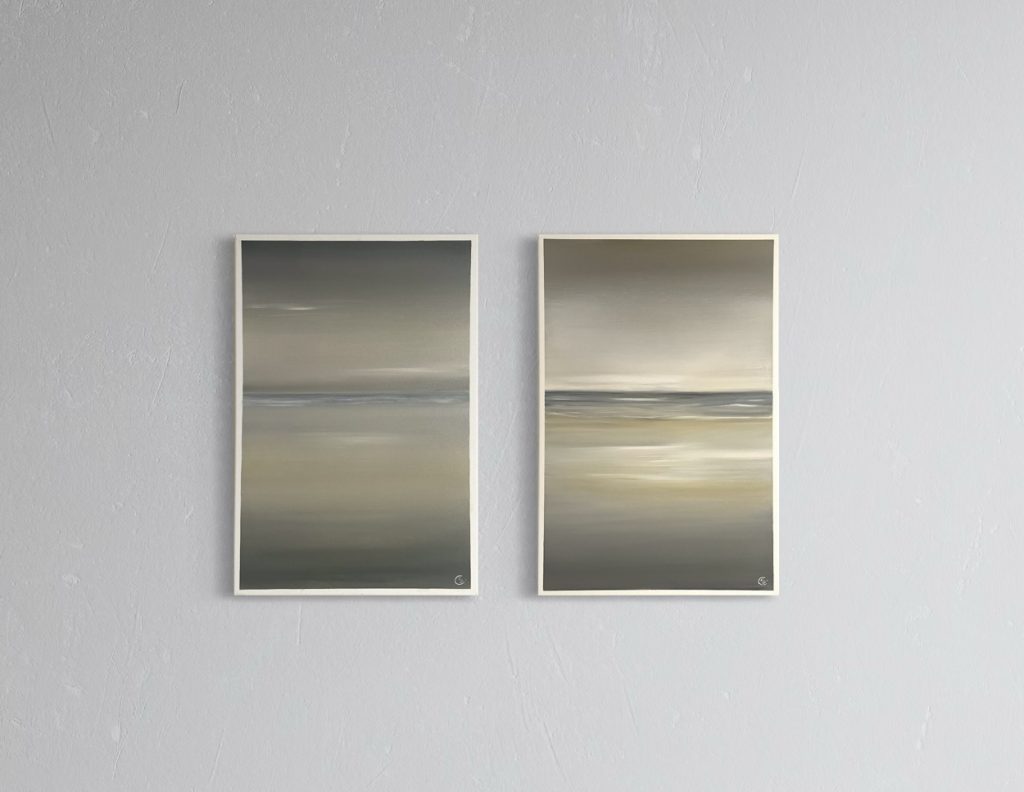 NORDZEIT I und II aus der Gemäldeserie WEITE NORD