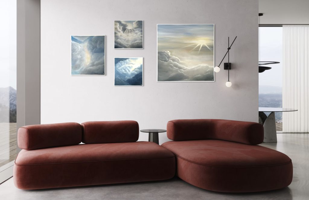 4 Ölgemälde über unser inneres Licht